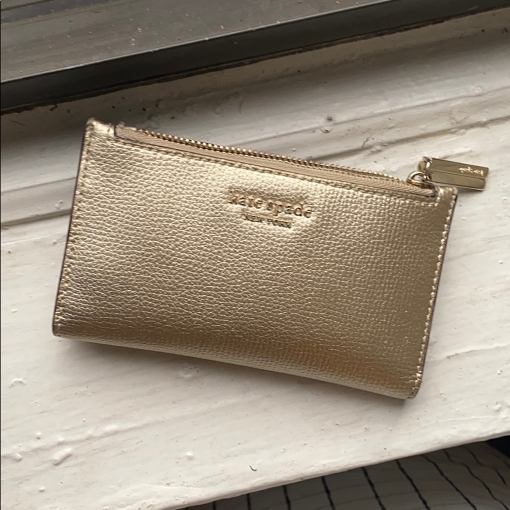 Kate Spade Small Gold Wallet